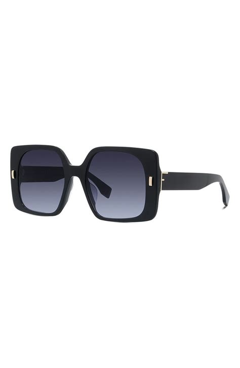 fendi first 53mm square sunglasses|fendi sunglasses nordstrom.